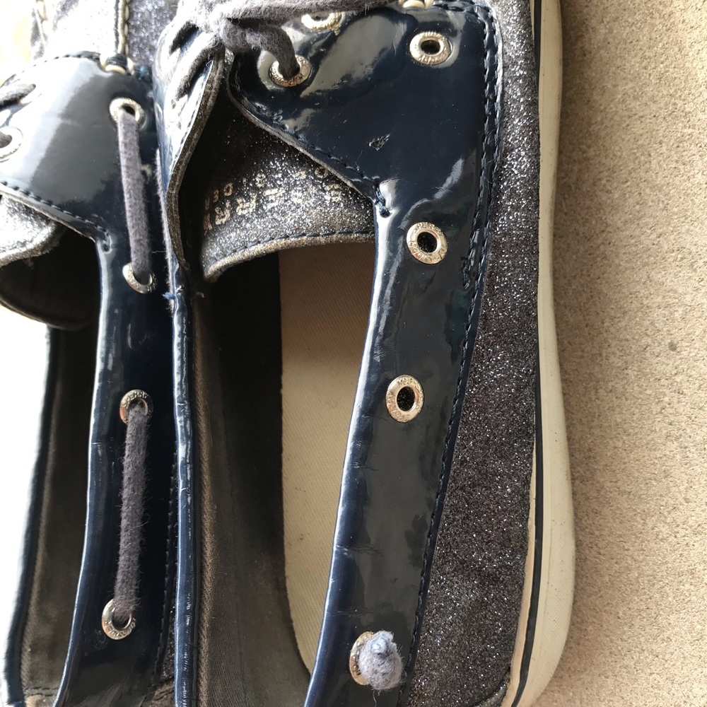 Sperry Women’s Koifish Sparkle Chambray Boat Shoe - Picture 3 of 3